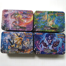 Load image into Gallery viewer, New POKEMON Pokemon pet elf iron box 42 set cards English Pokemon card game card