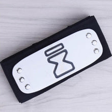 Load image into Gallery viewer, Anime Naruto Kakashi Sasuke Hidden Leaf Village Headband Konoha Cosplay Armband Headwear