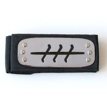 Load image into Gallery viewer, Anime Naruto Kakashi Sasuke Hidden Leaf Village Headband Konoha Cosplay Armband Headwear